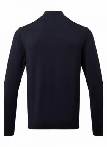 Asquith & Fox Men's cotton blend ¼ Zip Sweater