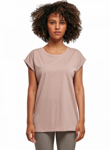 Build Your Brand Womens Extended Shoulder Tee