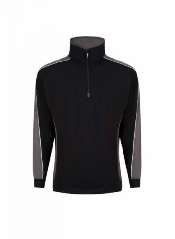 ORN Avocet Two Tone 1/4 Zip Sweatshirt - Black / Graphite ORN Avocet Two Tone 1/4 Zip Sweatshirt - Black / Graphite