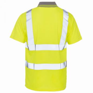 Supertouch Hi Vis Bird Eye Polo Shirt