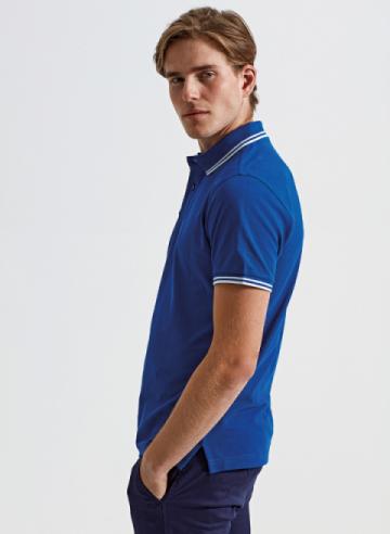 Asquith & Fox AQ011 Classic Fit Tipped Polo Shirt
