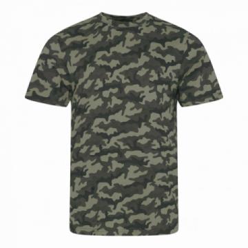 AWDis Just Ts Camo T-Shirt - Green Camo AWDis Just Ts Camo T-Shirt - Green Camo