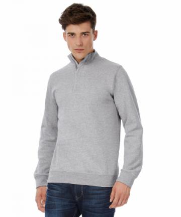 B&C ID.004 ¼ zip sweatshirt