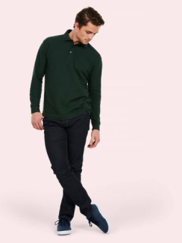 Uneek UC113 Long Sleeved Polo Shirt 220gsm