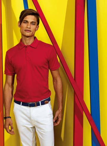 AQ005 Mens super smooth knit polo