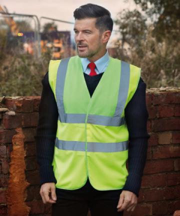 Yoko Hi-Vis 2- Band & Braces Waistcoat