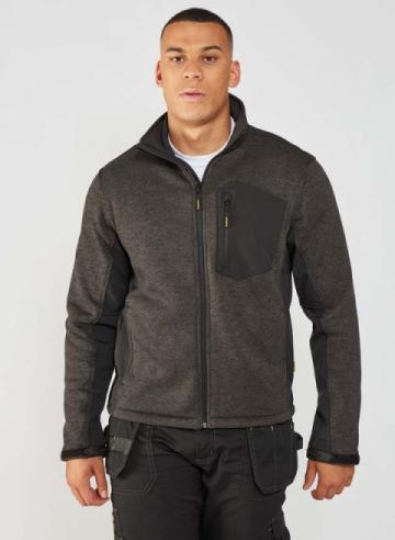 SY022 Brady zip-through knitted fleece