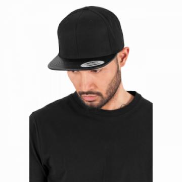 Flexfit Leather Snapback