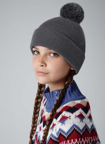 Beechfield Junior Original Pom Pom Beanie