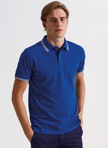 Asquith & Fox AQ011 Classic Fit Tipped Polo Shirt