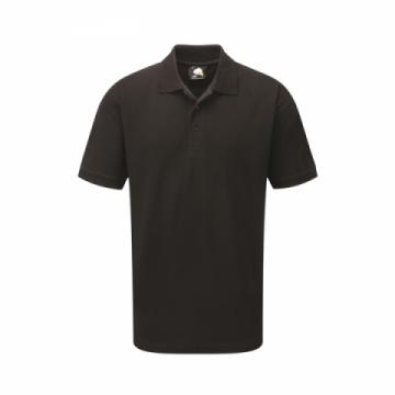Petrel 100% Cotton Poloshirt - Black Petrel 100% Cotton Poloshirt - Black