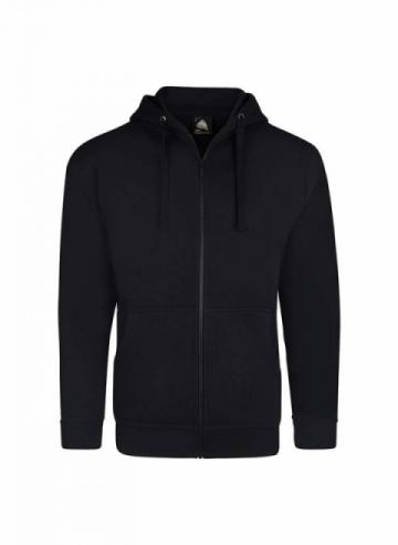 ORN Macaw Hooded Zipped Sweatshirt - Black ORN Macaw Hooded Zipped Sweatshirt - Black