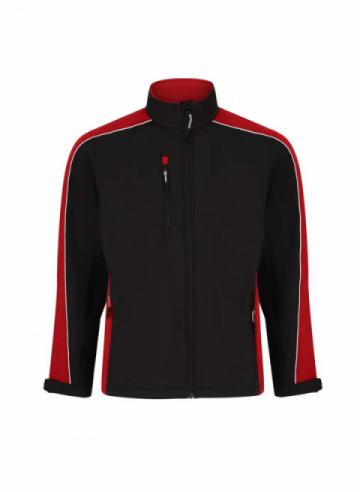 Avocet Two Tone Softshell Jacket - Black / Red Avocet Two Tone Softshell Jacket - Black / Red