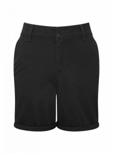 Asquith & Fox Women’s Lightweight Chino Shorts - Black Asquith & Fox Women’s Lightweight Chino Shorts - Black
