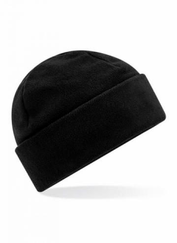 Beechfield Recycled Fleece Cuffed Beanie - Black Beechfield Recycled Fleece Cuffed Beanie - Black