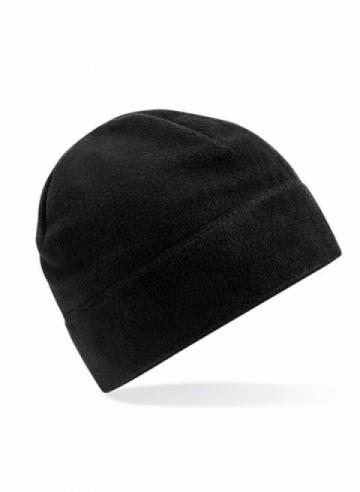 Beechfield Recycled Fleece Pull-On Beanie - Black Beechfield Recycled Fleece Pull-On Beanie - Black