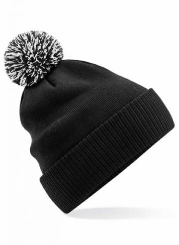 Beechfield Recycled Snowstar® Beanie - Black / White Beechfield Recycled Snowstar® Beanie - Black / White