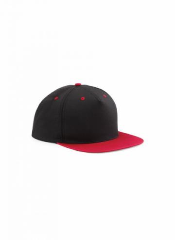 Beechfield 5-Panel Contrast Snapback - Black / Classic Red Beechfield 5-Panel Contrast Snapback - Black / Classic Red