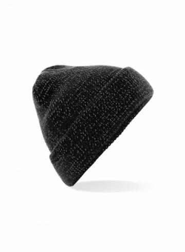 Beechfield Reflective Beanie - Black Beechfield Reflective Beanie - Black