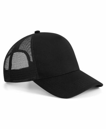 Microknit snapback trucker - Black Microknit snapback trucker - Black
