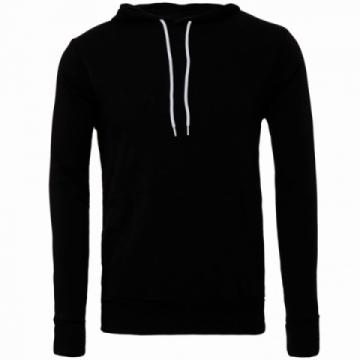 Bella + Canvas Unisex Polycotton Fleece Pullover Hoodies - Black Bella + Canvas Unisex Polycotton Fleece Pullover Hoodies - Black