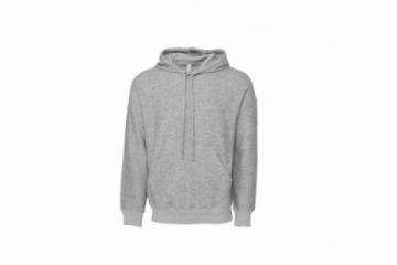 Bella + Canvas Unisex Sueded Fleece Pullover Hoodies - Athletic Heather Bella + Canvas Unisex Sueded Fleece Pullover Hoodies - Athletic Heather
