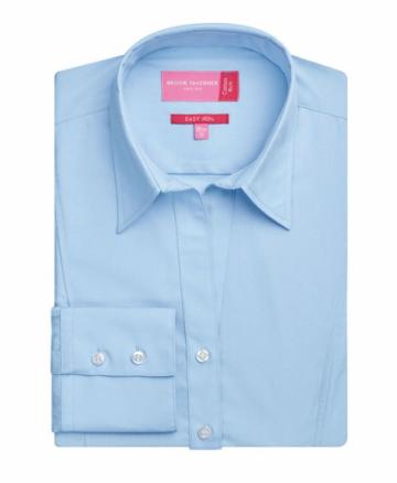 BR092 Womens Palena long sleeve blouse - Blue BR092 Womens Palena long sleeve blouse - Blue