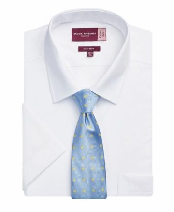 BR095 Rosello Short Sleeve Shirt - White BR095 Rosello Short Sleeve Shirt - White