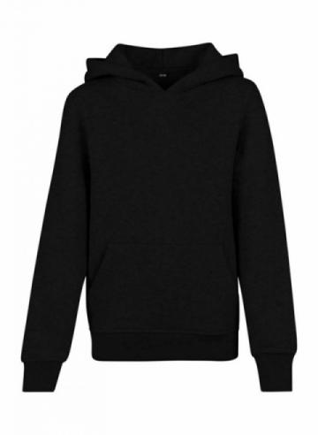 Kids basic hoodie (BY117) - Black Kids basic hoodie (BY117) - Black
