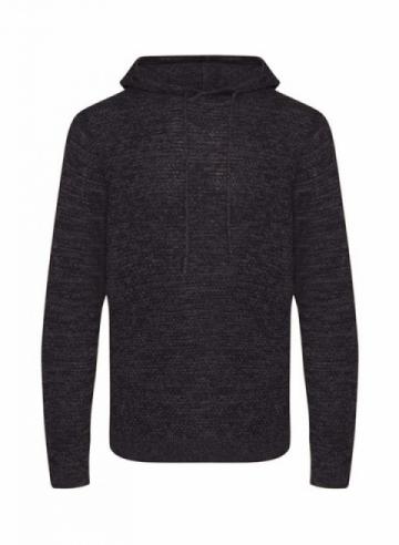 Ecologie by AWDis Iguazu Regen Knitted Hoodie - Charcoal / Black Ecologie by AWDis Iguazu Regen Knitted Hoodie - Charcoal / Black