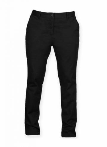 FR622 Women's stretch chinos - Black FR622 Women's stretch chinos - Black