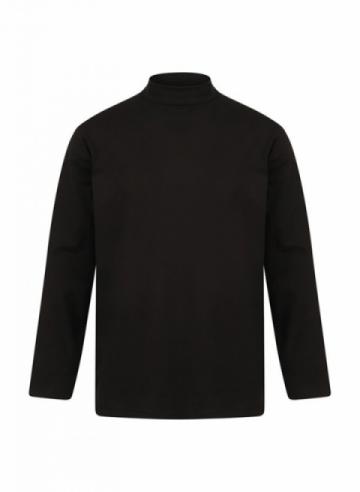 Henbury Long sleeve roll neck top - Black Henbury Long sleeve roll neck top - Black