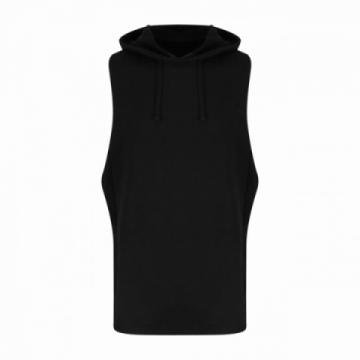 AWDis Just Cool Urban Sleeveless Muscle Hoodie - Jet Black AWDis Just Cool Urban Sleeveless Muscle Hoodie - Jet Black
