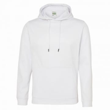 AWDis Just Hoods Sports Polyester Hoodie - Arctic White AWDis Just Hoods Sports Polyester Hoodie - Arctic White