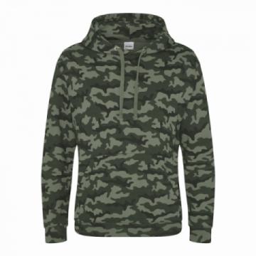 AWDis Just Hoods Camo Hoodie - Green Camo AWDis Just Hoods Camo Hoodie - Green Camo