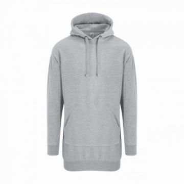 AWDis Just Hoods Hoodie Dress - Heather Grey AWDis Just Hoods Hoodie Dress - Heather Grey