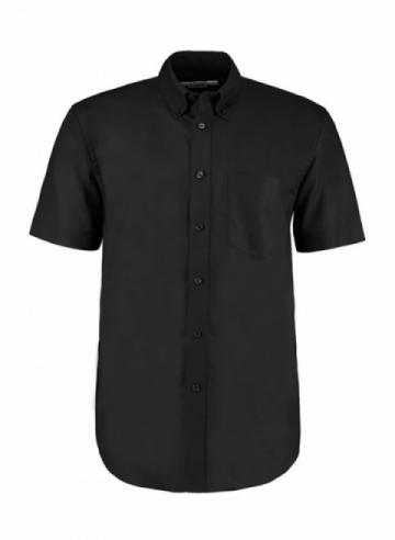 KK350 Workplace Oxford shirt short-sleeved (classic fit) - Black KK350 Workplace Oxford shirt short-sleeved (classic fit) - Black