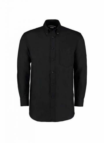 KK351 Workplace Oxford shirt long-sleeved (classic fit) - Black KK351 Workplace Oxford shirt long-sleeved (classic fit) - Black