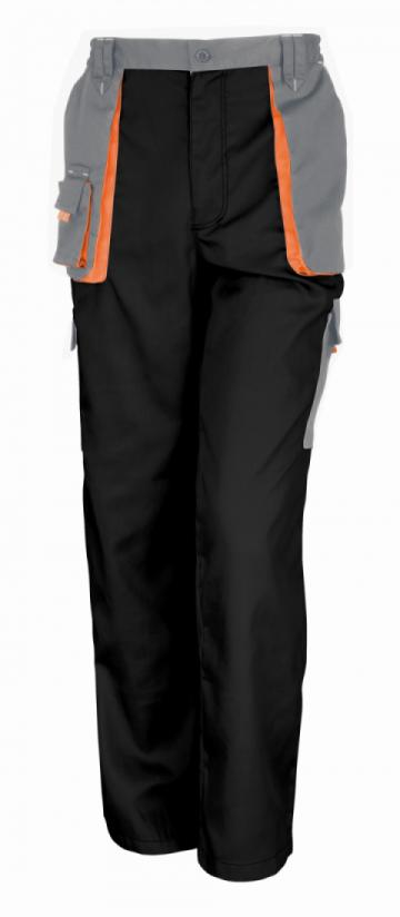 Result Work-Guard Lite Trousers - Black / Grey / Orange Result Work-Guard Lite Trousers - Black / Grey / Orange