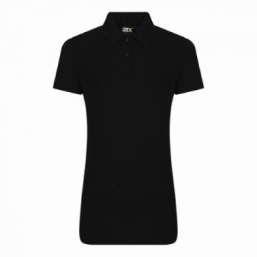 Pro RTX RX05F Womens Pro Polyester Polo Shirt - Black Pro RTX RX05F Womens Pro Polyester Polo Shirt - Black