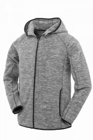 Spiro Microfleece Hoodie - Grey / Black Spiro Microfleece Hoodie - Grey / Black