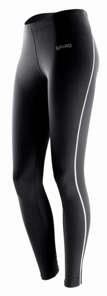 Spiro Womens Bodyfit Baselayer Leggings - Black Spiro Womens Bodyfit Baselayer Leggings - Black