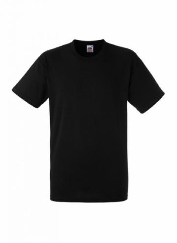 SS003 Fruit of the Loom Heavy Cotton T-Shirt - Black SS003 Fruit of the Loom Heavy Cotton T-Shirt - Black
