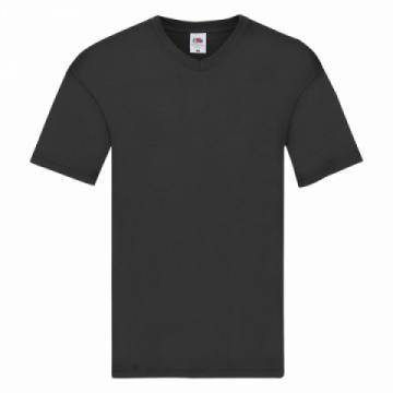 Fruit of the Loom Original v-neck T - Black Fruit of the Loom Original v-neck T - Black