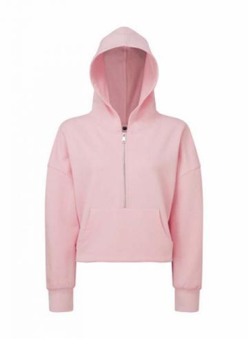 TR077 Women's TriDri® 1/2 zip hoodie - Light Pink TR077 Women's TriDri® 1/2 zip hoodie - Light Pink