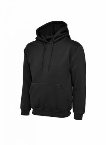 Uneek Heavyweight Hooded Sweatshirt - Black Uneek Heavyweight Hooded Sweatshirt - Black