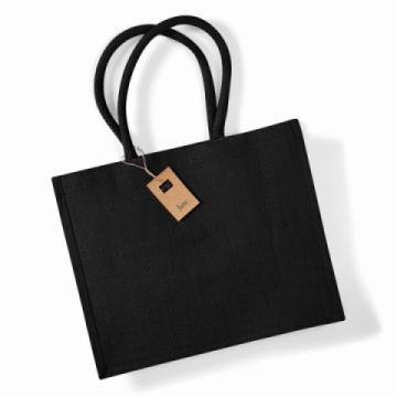 Westford Mill Jute Classic Shopper - Black Westford Mill Jute Classic Shopper - Black