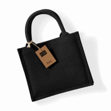 Westford Mill Jute Mini Gift Bag - Black Westford Mill Jute Mini Gift Bag - Black