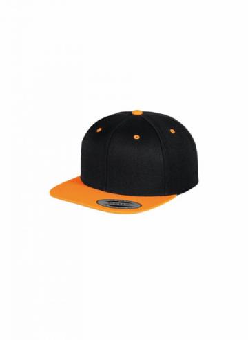 Flexfit The Classic Snapback 2-Tone - Black / Neon Orange Flexfit The Classic Snapback 2-Tone - Black / Neon Orange