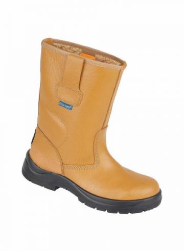 HIMALAYAN 9101 Tan HyGrip Safety Warm Lined Rigger, PU Outsole